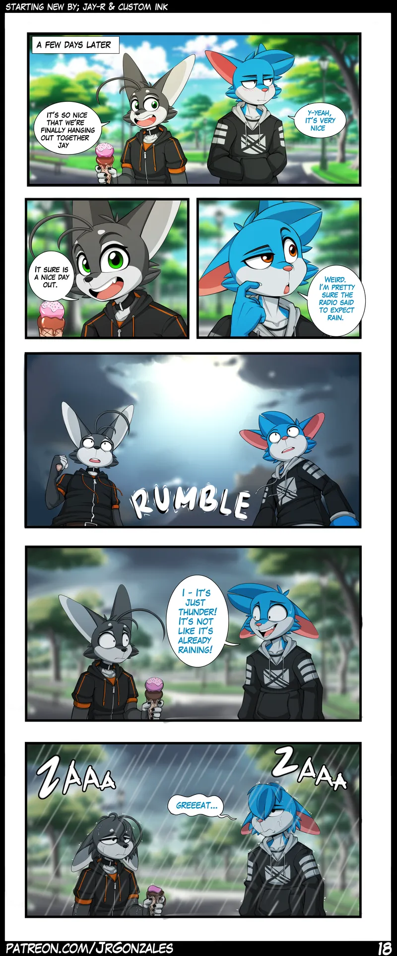 Starting New gay furry comic