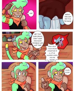 Tales From The Candy Coated Dessert - The Bulls Eye 004 and Gay furries comics