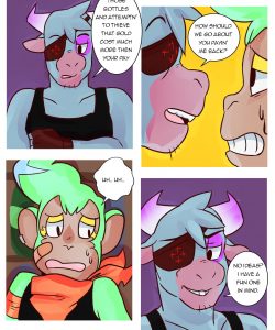 Tales From The Candy Coated Dessert - The Bulls Eye 008 and Gay furries comics