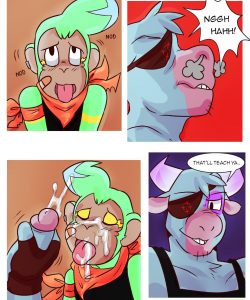 Tales From The Candy Coated Dessert - The Bulls Eye 013 and Gay furries comics