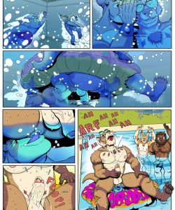 Tawny Otter's Slippery Pool Dip 003 and Gay furries comics
