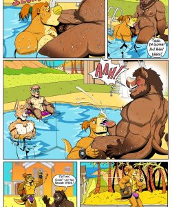 Tawny Otter's Slippery Pool Dip 005 and Gay furries comics
