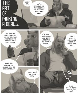 The Art Of Making A Deal 001 and Gay furries comics