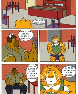 The Big Life 3 – The New Hunk At The Bar gay furry comic