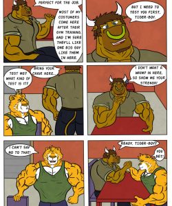The Big Life 3 - The New Hunk At The Bar 006 and Gay furries comics