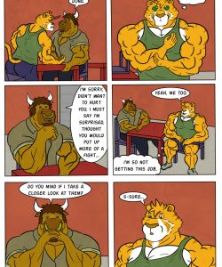 The Big Life 3 - The New Hunk At The Bar 008 and Gay furries comics