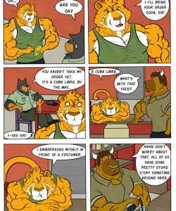 The Big Life 3 - The New Hunk At The Bar 018 and Gay furries comics