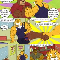 The Big Life 4 - Big Cats Think Alike gay furry comic