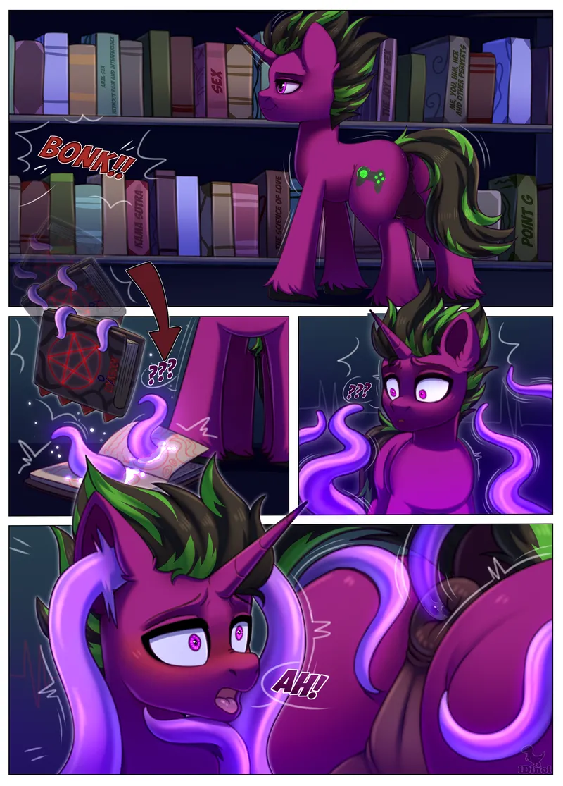 The Book Of Purple Tentacles gay furry comic