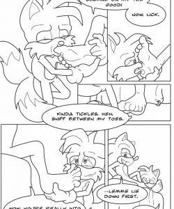 The Foot Fixated Fox 011 and Gay furries comics