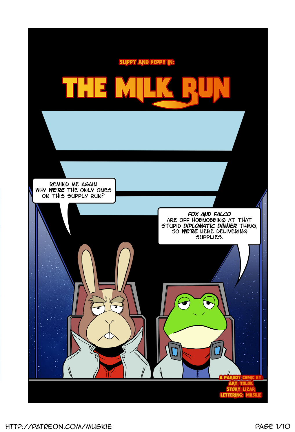 The Milk Run gay furry comic
