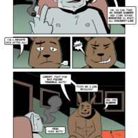 The Private Dick gay furry comic