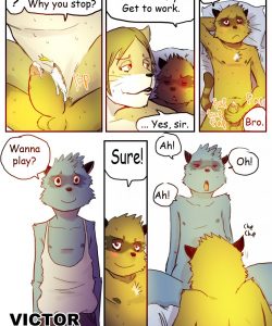 The Story Of The Racoon 006 and Gay furries comics