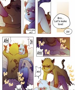 The Story Of The Racoon 008 and Gay furries comics
