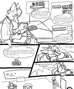 The Substitute Professor 003 and Gay furries comics