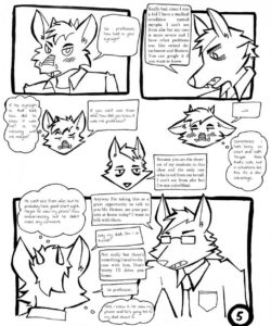 The Substitute Professor 005 and Gay furries comics