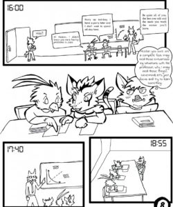 The Substitute Professor 008 and Gay furries comics