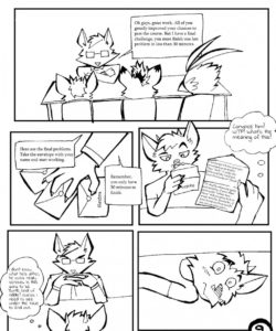 The Substitute Professor 009 and Gay furries comics
