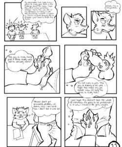 The Substitute Professor 011 and Gay furries comics