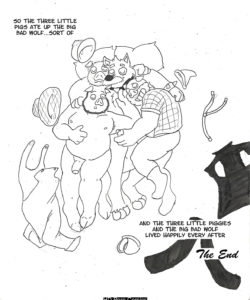 The Three Pigs And The Big Bad Wolf 008 and Gay furries comics
