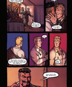 The Wedding Night gay furry comic