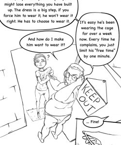 Trapped 1 - The Chastity Belt 007 and Gay furries comics