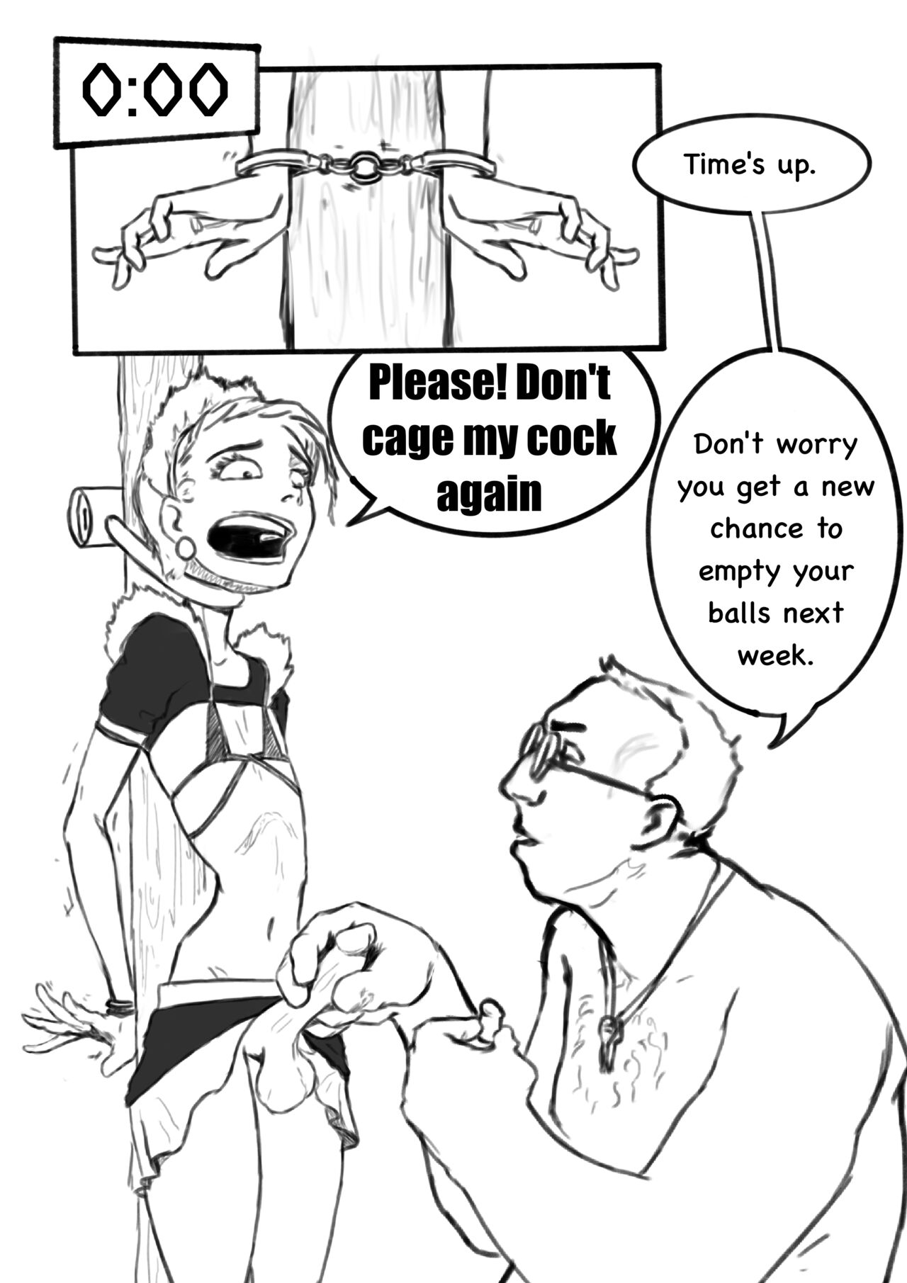 Gay chastity comics