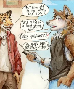 Troubled Heart 001 and Gay furries comics