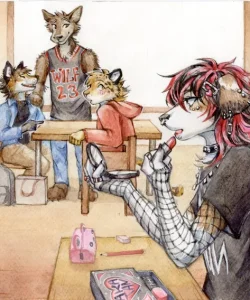 Troubled Heart 003 and Gay furries comics