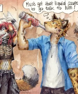 Troubled Heart 007 and Gay furries comics