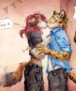 Troubled Heart 008 and Gay furries comics