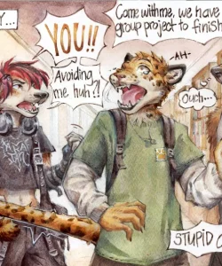 Troubled Heart 012 and Gay furries comics