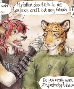 Troubled Heart 014 and Gay furries comics