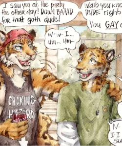 Troubled Heart 015 and Gay furries comics