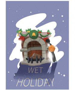 Wet Christmas gay furry comic