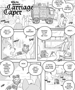 Willy The Alchemist In Carriage Caper 001 and Gay furries comics