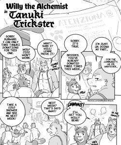 Willy The Alchemist In Tanuki Trickster 001 and Gay furries comics