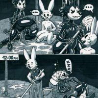 Wolf And Rabbit After Work gay furry comic