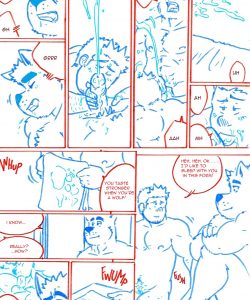 Wolfguy 2 - Red & Blue 025 and Gay furries comics