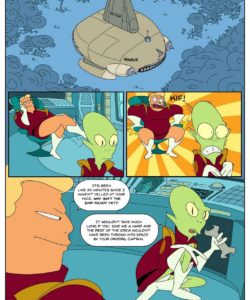 Zapp Brannigan And The Misterious Omicronian 002 and Gay furries comics