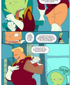 Zapp Brannigan And The Misterious Omicronian 003 and Gay furries comics